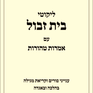 בית זבול - פורים
